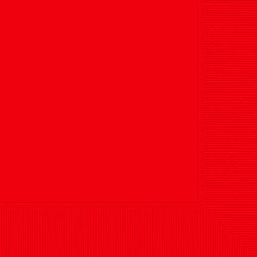 Apple Red Colored Napkin.