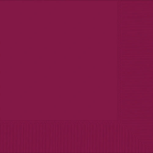 Burgundy Color Napkin.