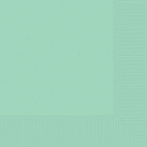 Cool Mint Color Napkin.