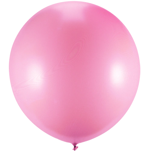 Round Shaped Pink Balloon.