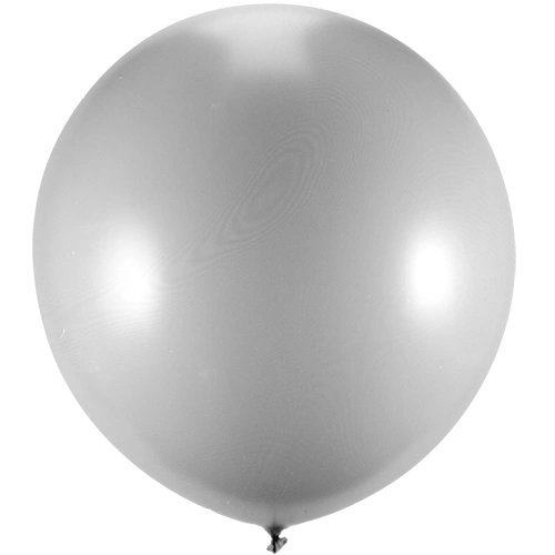 Round White Balloon.