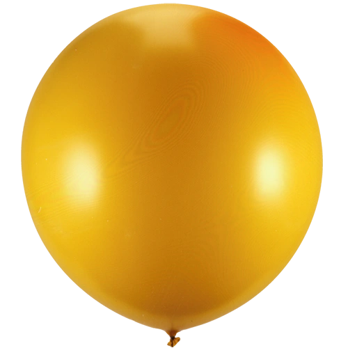 Round Yellow Balloon.