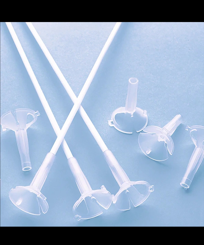 Balloon sticks.